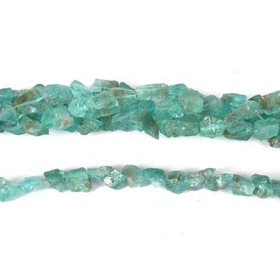 Apatite Rough Nugget 8x10mm beads per strand 45Beads