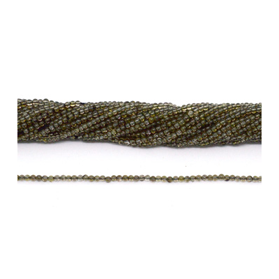 Smokey Quartz Polished Round 2mm beads per strand 200Beads
