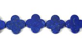 Lapis Natural 25mm Flower Bead EACH-beads incl pearls-Beadthemup