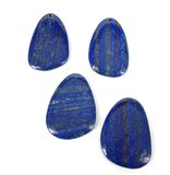 Lapis  Natural App.60mm Free Form Pendant  EACH-beads incl pearls-Beadthemup