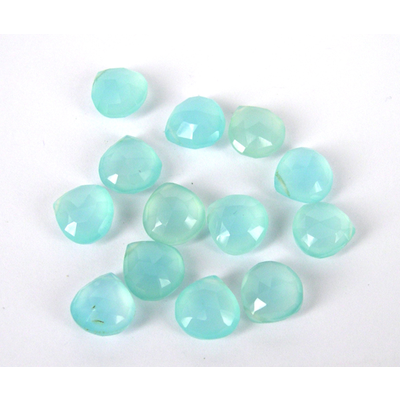 Chalcedony 10mm Faceted Briolette EACH
