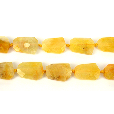 Agate Slice Yellow app 30mm beads per strand 12Beads