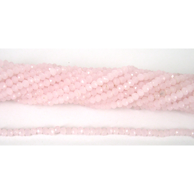 Chinese Crystal 4x3mm 140 beads Light Pink