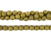 Agate w/druzy Titanium plte 12mm/32-beads incl pearls-Beadthemup