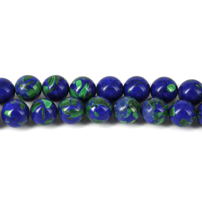 Azurite Recon.12mm Polished Round EACH