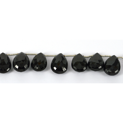Black Spinel Faceted T/drill Teardrop EACH