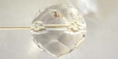 Clear Quartz Faceted Round bead 14mm-beads incl pearls-Beadthemup