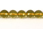 Citrine Faceted Round 12mm EACH-beads incl pearls-Beadthemup