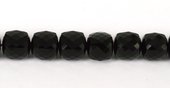 Onyx Faceted Cube 11mm EACH-beads incl pearls-Beadthemup