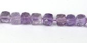 Amethyst Pink Faceted Cube approx 8mm EACH-beads incl pearls-Beadthemup