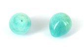 Amazonite Peru Polished Briolette 13x15mm/PAI-beads incl pearls-Beadthemup