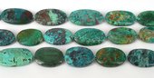 Chrysocolla Polished Flat nugget approx 38x24mm EACH Bead-beads incl pearls-Beadthemup