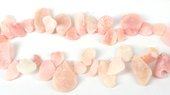 Pink Opal rough t/drill nugget beads per strand 39 Bead-beads incl pearls-Beadthemup
