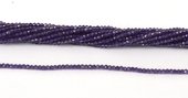 Amethyst Faceted Round 2mm strand-beads incl pearls-Beadthemup