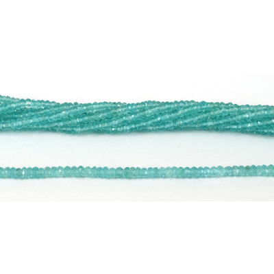 Apatite Faceted Rondel 3x2mm strand