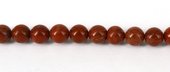 Red Jasper Natural Polished Round 8mm strand-beads incl pearls-Beadthemup