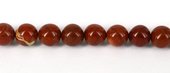 Red Jasper Natural Polished Round 10mm strand-beads incl pearls-Beadthemup