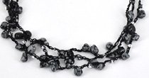 Crochet Necklace with beads