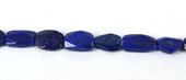 LAST STRAND Lapis Natual Flat nugget app 15x8mm-beads incl pearls-Beadthemup