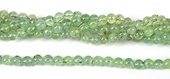 Prehnite Polished Round 8mm strand-beads incl pearls-Beadthemup