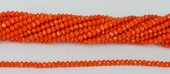 Chinese Crystal 4x3mm 150 beads Orange-beads incl pearls-Beadthemup