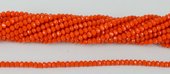 Chinese Crystal 4x3mm 150 beads Orange-chinese crystal-Beadthemup