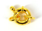 Vermeil Clasp bolt ring 11mm-findings-Beadthemup