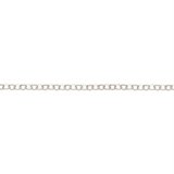 Sterling Silver Chain Belcher 3.3mm AT PER 50cm-findings-Beadthemup