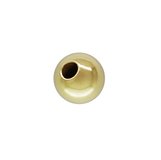 14k Yellow Gold 3mm bead round EACH-findings-Beadthemup