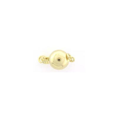 Vermeil Clasp 14mm Round