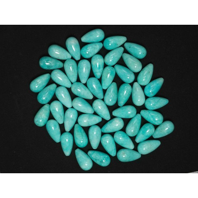 Amazonite A- peru 12x22mm Briolette PAIR