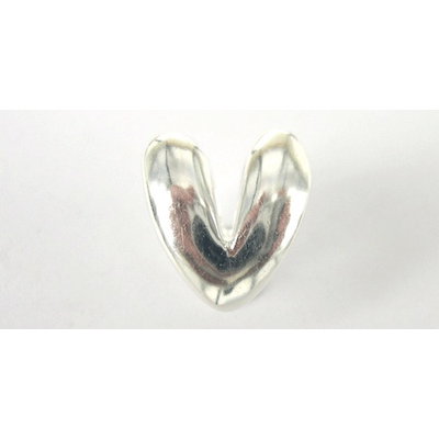 Sterling Silver Bail Briolette/Pinch "V" 10mm 1