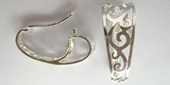 LAST ONE Sterling Silver Enhancer 12x31mm-findings-Beadthemup
