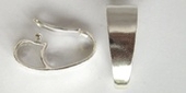 Sterling Silver Enhancer 9x25mm-findings-Beadthemup