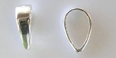 Sterling Silver Bail Closed 6x4mm 10 pack-findings-Beadthemup