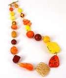 Whitsunday Golden Sunset 54cm KIT-wire wrap class-Beadthemup