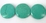 Dyed Howlite 35-38mm Flat round beads per strand 12