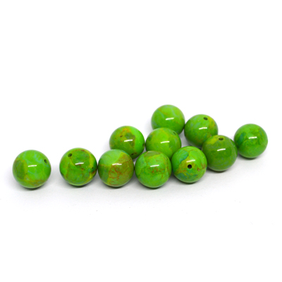 Mojave Turquoise Polished Round 12mm EACH BEAD