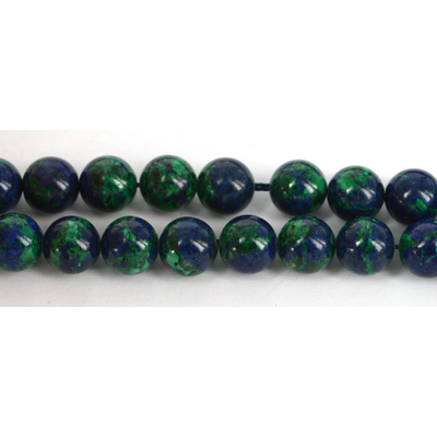 Azurite Natural Polished Round 10mm EACH