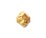 14k Gold filled bead Twist 10x8.7mm 2 pack