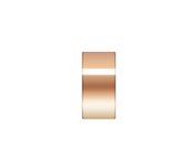 14k ROSE Gold Filled Crimp 2x1mm 10 pack-findings-Beadthemup