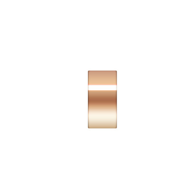 14k ROSE Gold Filled Crimp 2x1mm 10 pack