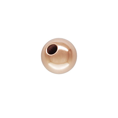 14k ROSE Gold Filled bead round 3mm 20 pack