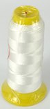 White Polyester knotting thread 4 sizes-stringing-Beadthemup