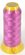 Hot Pink Polyester knotting thread 4 size
