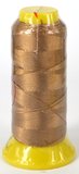 Caramel Polyester knotting thread 4 size-stringing-Beadthemup