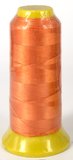 Orange Polyester knotting thread 4 sizes-stringing-Beadthemup