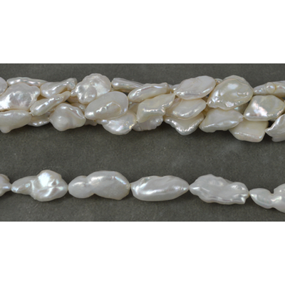 Fresh Water Pearl Keshi app 18x12mm beads per strand 20Pearls