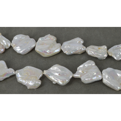 Fresh Water Pearl square baroque 23+mm EACH BEAD