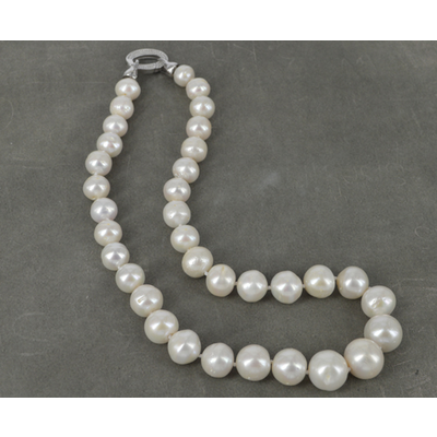 45cm Sterling Silver  & Fresh Water Edison 10-16mm Pearl nec